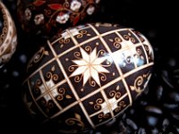 Lotus Flower Etched Brown Ukrainian Easter Egg Pysanky By So Jeo : Pysanky pysanka ukrainian easter egg batik art sojeo florals flowers birds stars trees vines blooms buds bluebird owl art sojeo so jeo eggshell egg shell blown decoration ivy garden rainbow rosie posy nightshad victorian trees etched brown chicken eggs turkey